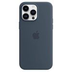 Силиконовый чехол с поддержкой MagSafe Apple Silicone Case для iPhone 14 Pro Max, Storm Blue (Штормовое небо)
