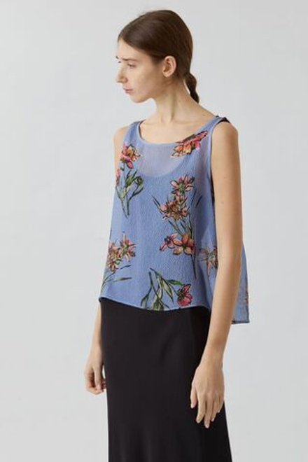 Топ-майка из шелка