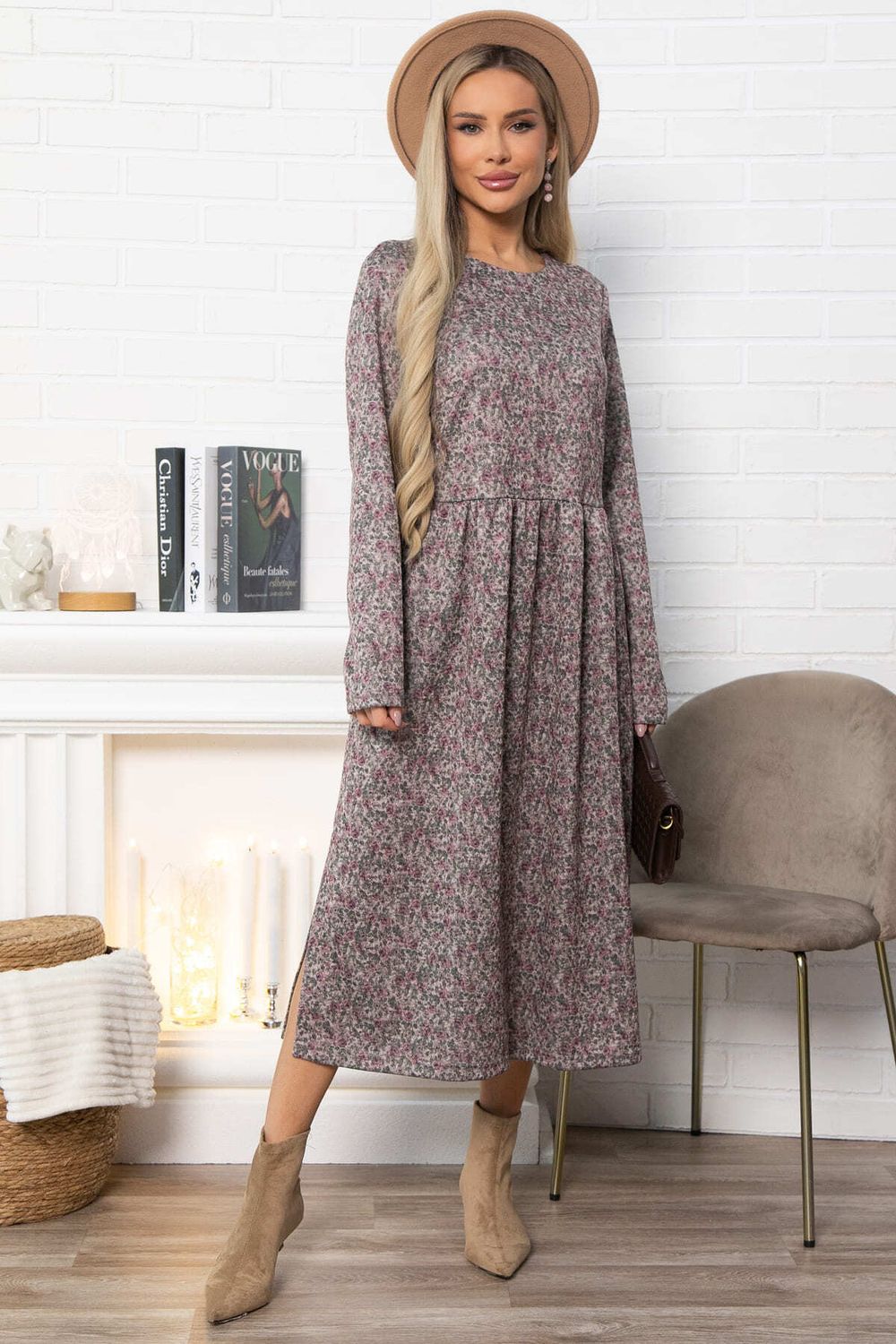 Платье Андреа (коричневое) П14852-25М LT Collection