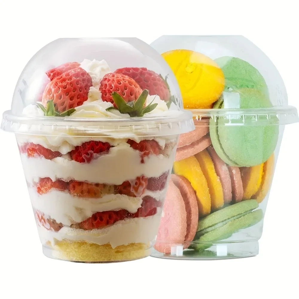 Стаканчики с купольной крышкой 200 мл. - 6 шт.