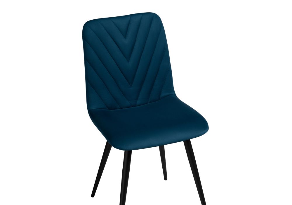 Стул на металлокаркасе Ральф синий / черный