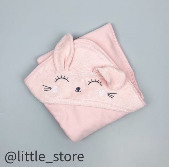 Полотенце хлопковое/махровое "Маленький зайчонок"