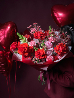 Авторский букет «Амурное сердце»