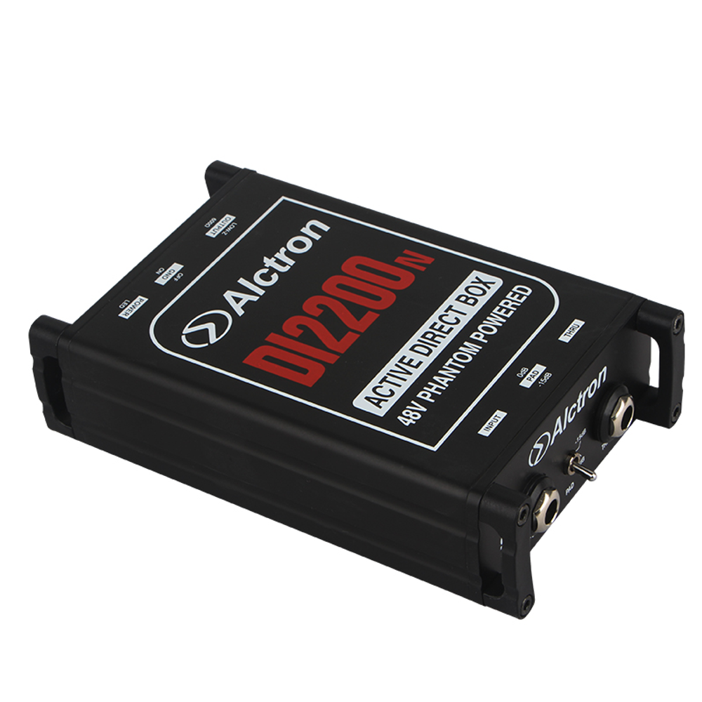 Alctron DI2200N D.I. Box Преобразователь акустического сигнала, активный.