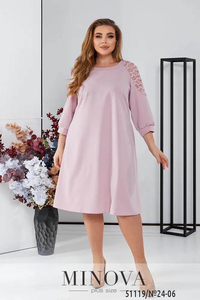 Платье 24-06-Пудра Minova