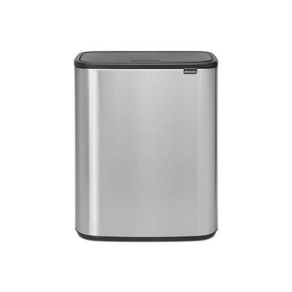 Мусорный бак Bo Touch Bin 60л Brabantia Стальной матовый Fingerprint Proof