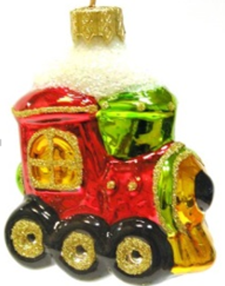 Ёлочное украшение Паровоз 6,5 см., Батик (ФУГ-710)