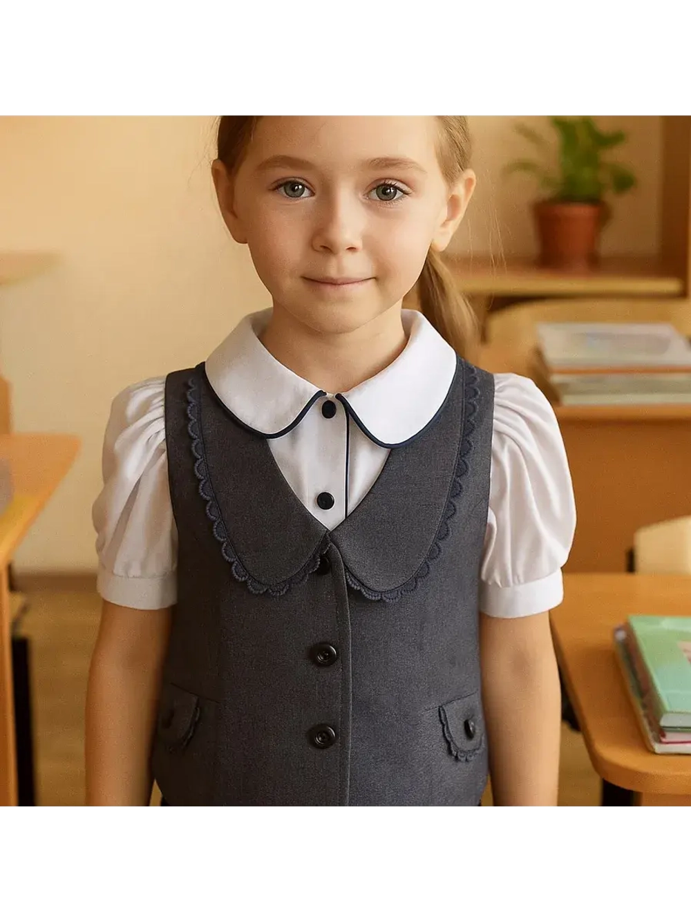 Жилетка школьная для девочки