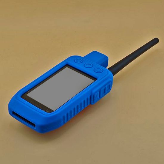 Чехол силиконовый для Garmin Alpha 200 / 300 защитный противоскользящий бампер (Синий)