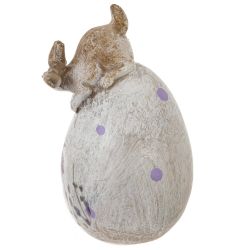 GAEM Фигурка декоративная "Заяц на яйце", L4 W4 H6 см, 2в.