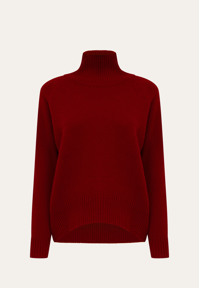 Свитер с высоким воротом