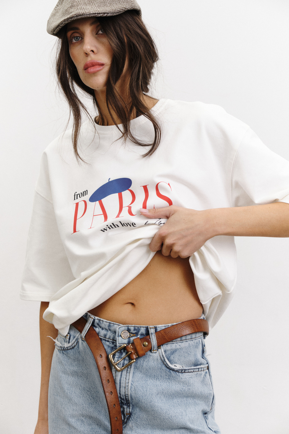 Футболка FROM PARIS | Молочный