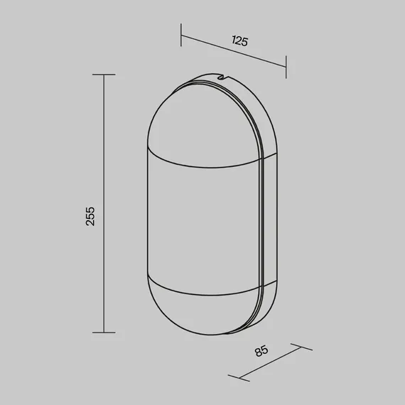 Настенный светильник (бра) Свеча / Candle E27x1 15Вт IP 65 Outdoor o449wl-01gf