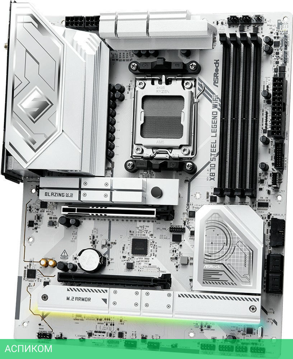 Материнская плата ASRock X870 Steel Legend WiFi