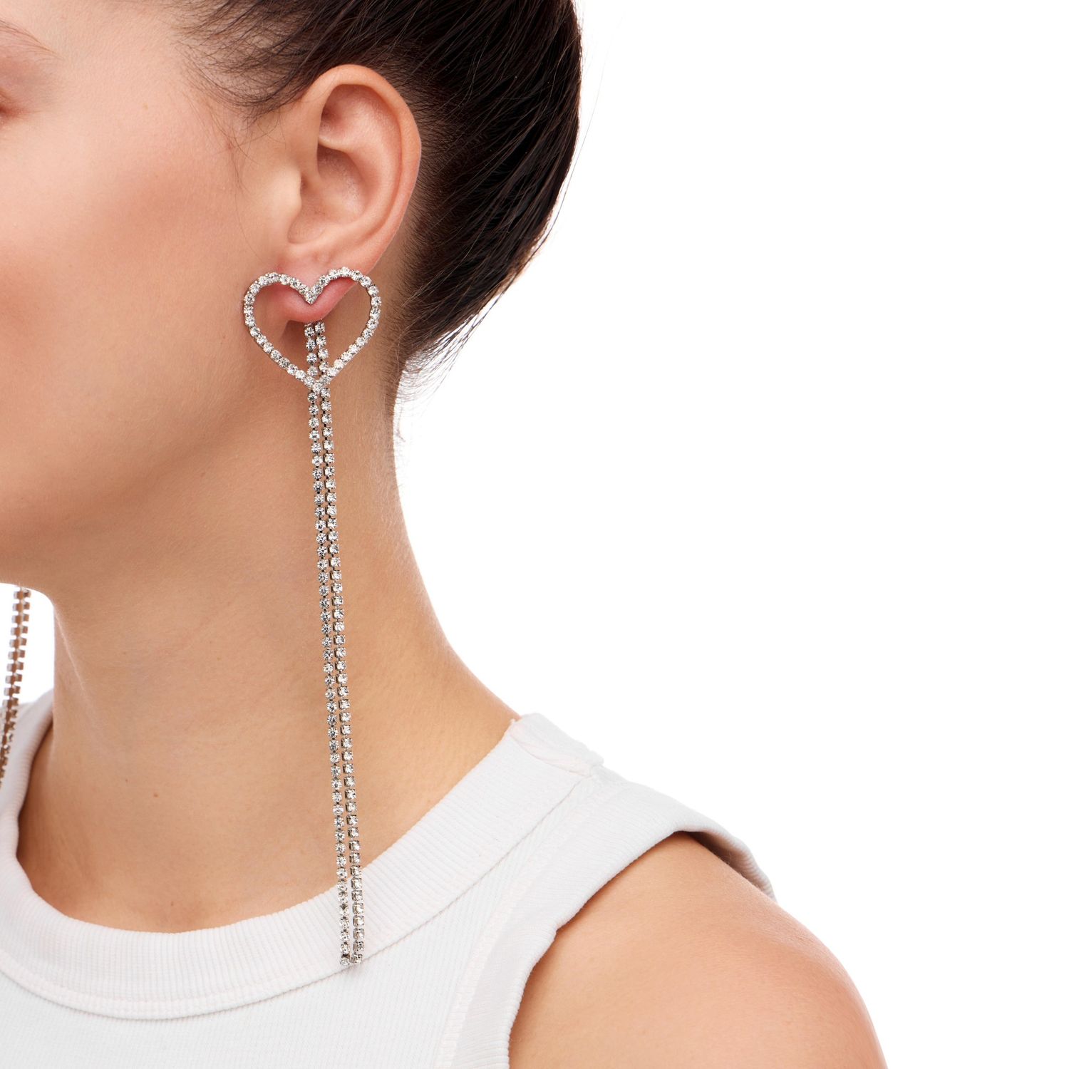 Серьги Shiny Heart Earrings