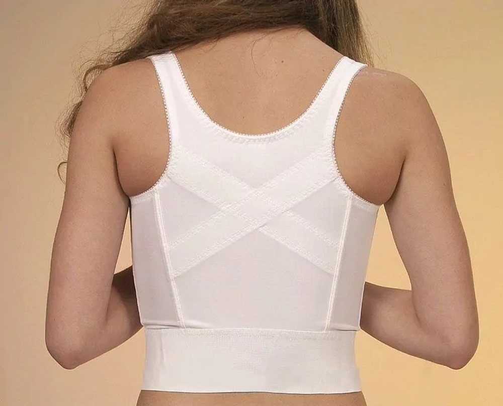 Полуграция Корректор осанки с передней застежкой Lora черный Tonus Elast