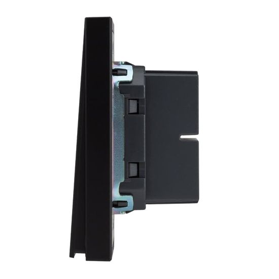 Выключатель STRONG 2 кл перекрестный (переключатель) 10А с/у антрацит KRANZ