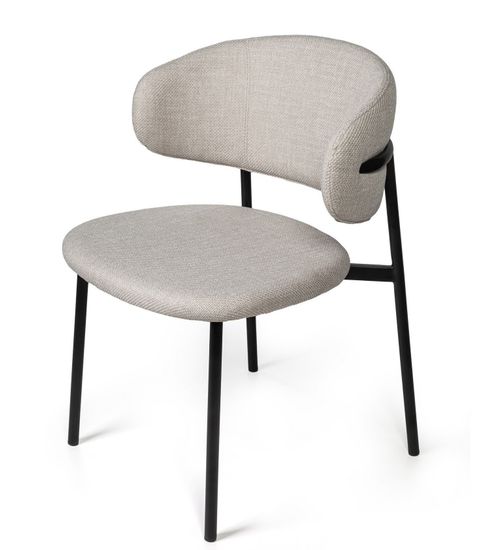 Стул Adele, ткань, светло-серый