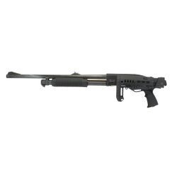 Пластиковый приклад МР-155, МР-135, DLG Tactical. Черный