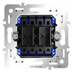 Механизм перекрестного переключателя двухклавишного 10А, S70
