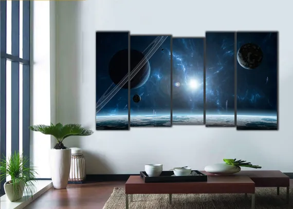 Модульная картина "Планеты"