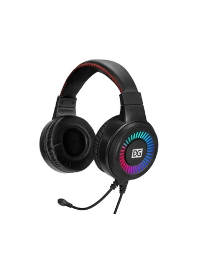 Exegate EX295316RUS Полноразмерные игровые наушники с микрофоном (гарнитура) ExeGate Gaming HS-520G (USB, 2x3.5мм, динамик 40мм, 20-20000Гц, длина кабеля 2.5м, регулировка громкости, RGB подсветка)