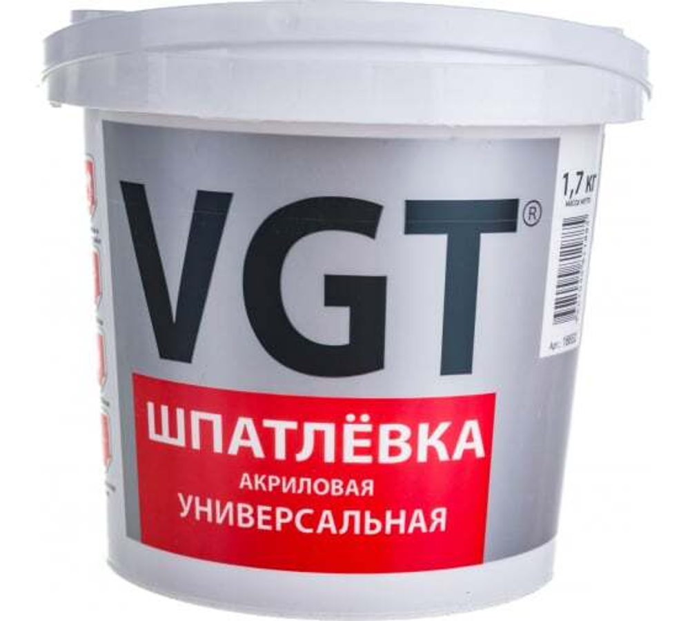 Шпатлевка  акриловая д/нар.и вн работ 1Кг Влагостойка ВГТ