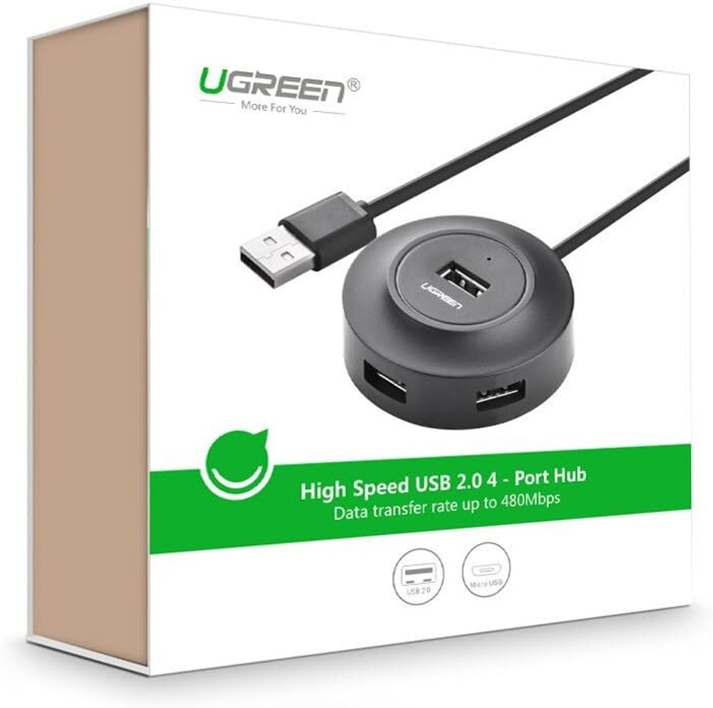 USB HUB 2.0 4 port, 1m UGREEN 20277