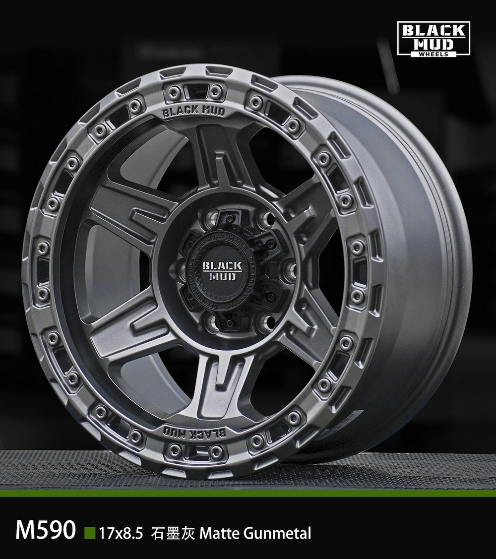 Диск колёсный литой BLACK MUD M590 R17 8,5 ЕТ0 Dark Matte Tint / Matte Gunmetal