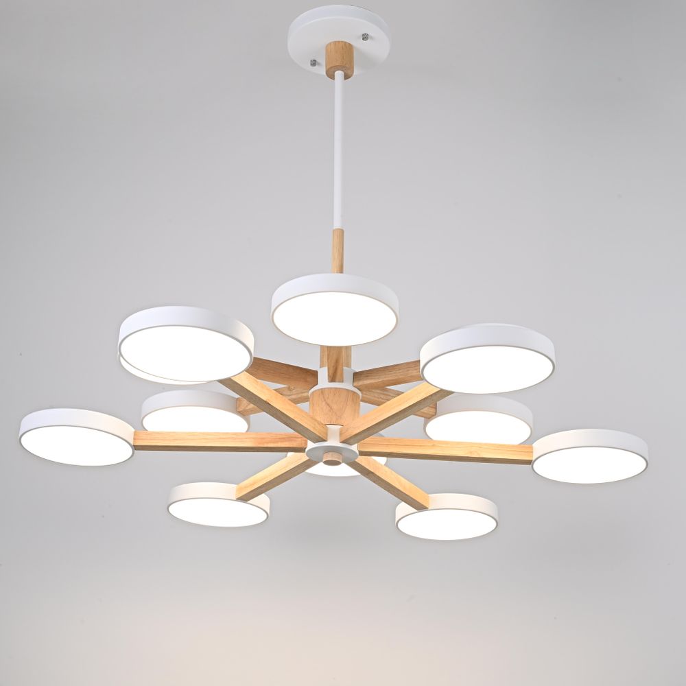 Люстра на штанге TURNA DBL L12 White