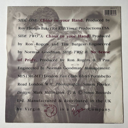 Винтажная виниловая пластинка LP T'Pau China In Your Hand (UK 1987) Maxi Single 45 RPM