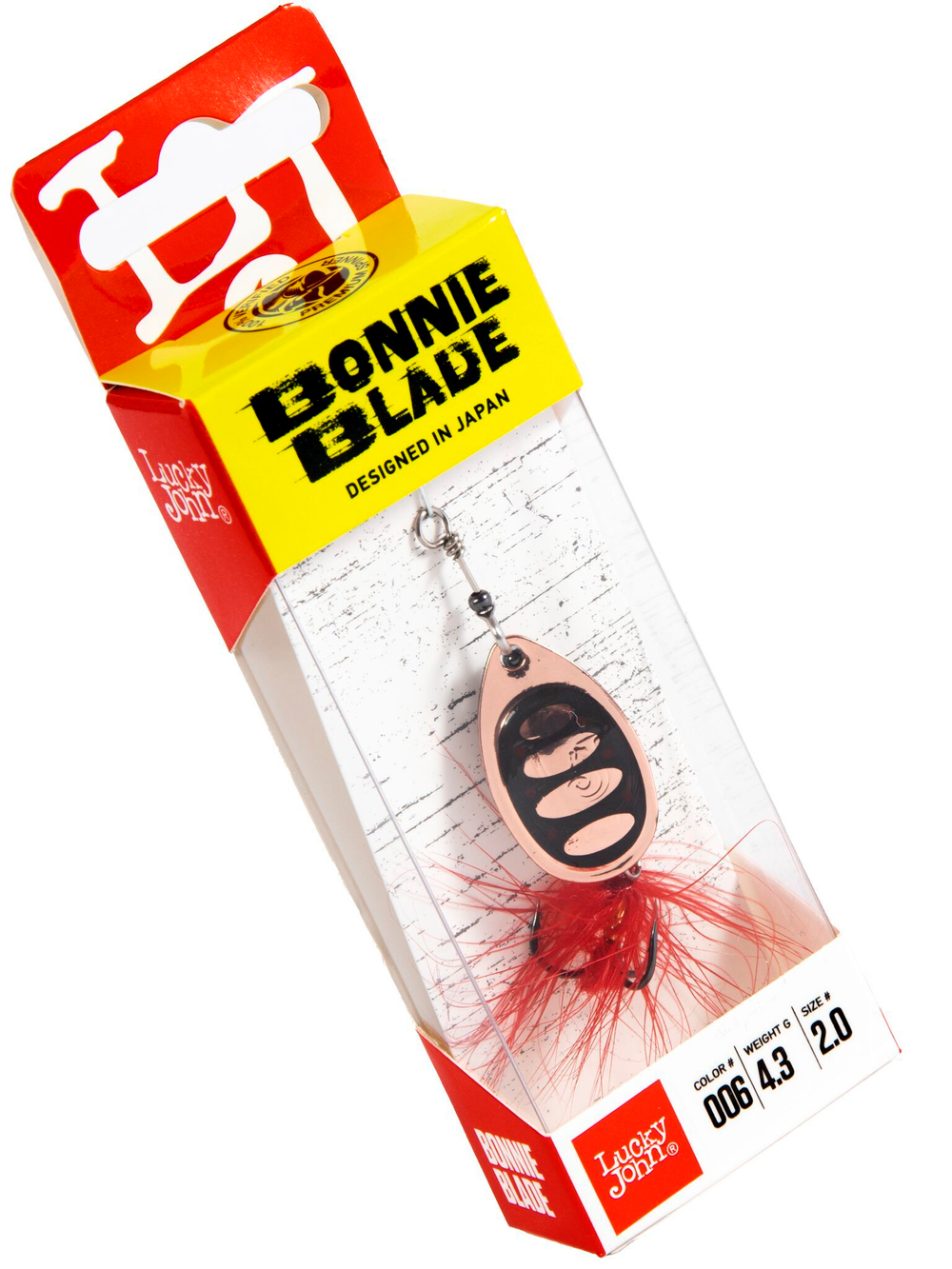 Блесна вращающаяся Lucky John BONNIE BLADE 2 04.3г 006 в блистере