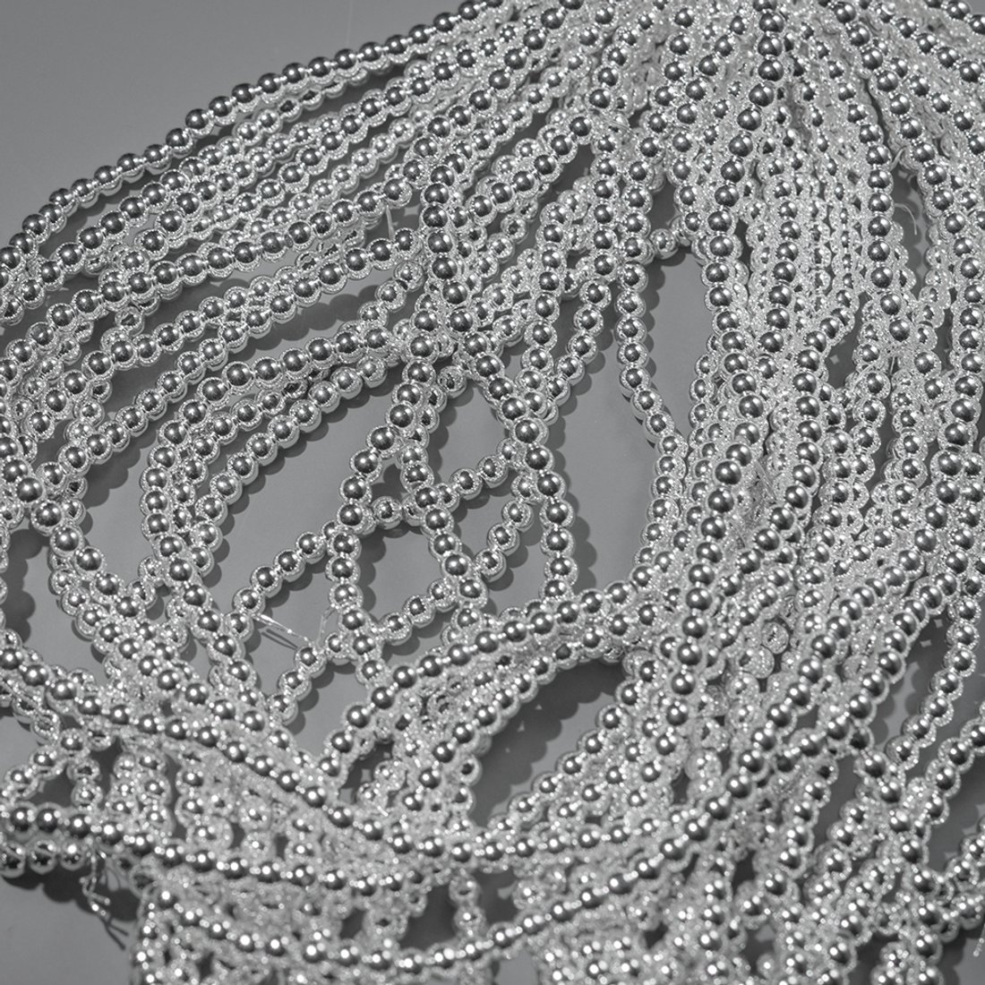 Гематин (гематит), оттенок "Серебристый", шар (разделитель) 4,2мм