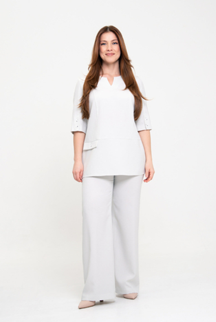 Брюки женские 02, отбел.лен #38ОЛен0202