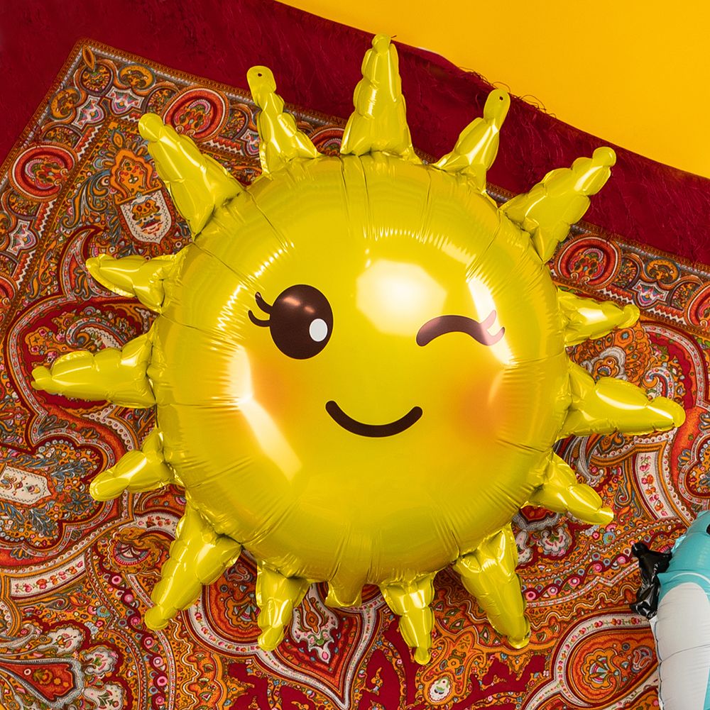 Шар (31''/79 см) Фигура, Солнце, 1 шт.