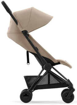 Коляска Cybex Coya Matt Black Frame Cloud G i-Size Magic Black 2 в 1 Cozy Beige с дождевиком и бампером