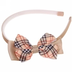 Ободок для волос детский на блистере «Rapunzel», в клеточку, микс 6 цветов, 1см