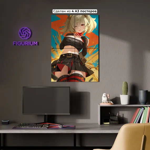 Постер Happy Burnice - Zenless Zone Zero