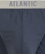 Мужские трусы слипы спорт Atlantic, набор из 2 шт., пима хлопок, графитовые, Basic 2BMP-013
