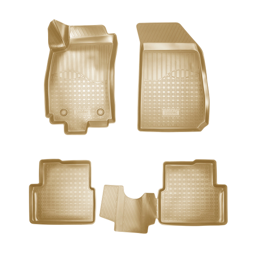 Ковры в салон Norplast/Unidec для Chevrolet Cobalt (2013-)Полиуретан,Бежевый, арт.NPA11-C12-200-B