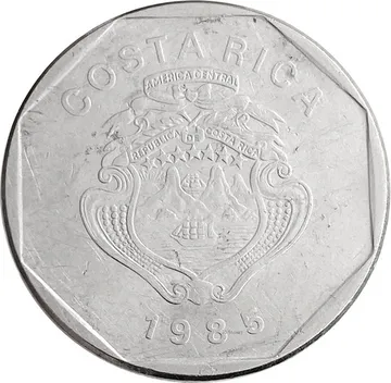 10 колонов 1985 Коста-Рика