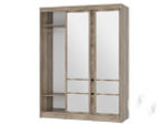 Шкаф-купе ШКК-06 МС Энигма (дуб каньон/венге)