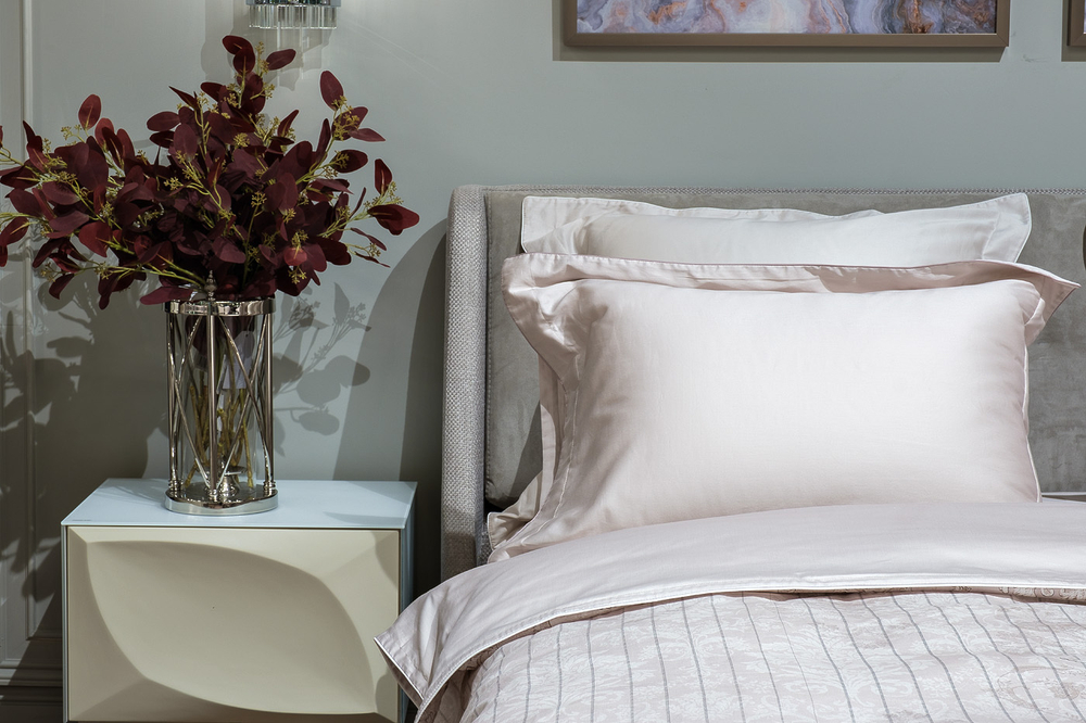 Простыня 270x280 Garda Decor бежевая