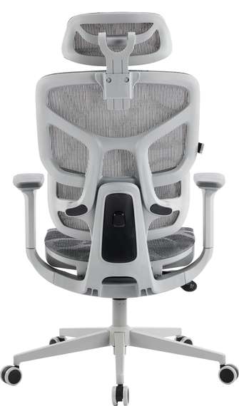 Эргономичное кресло Alfa Grey Сетка Серый
