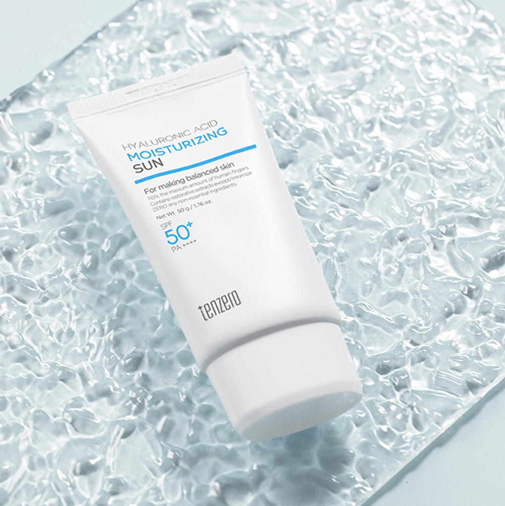 Увлажняющий солнцезащитный крем с Гиалуроновой кислотой SPF50+ PA++++ Tenzero Hyaluronic Acid Moisturizing Sun 50г