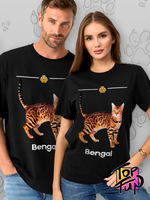 Футболка бенгальская кошка