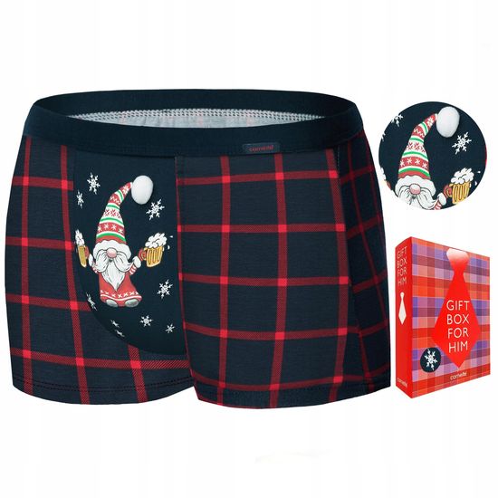 Трусы мужские боксеры Cornette Swiateczne Gnome Swieta 007/69