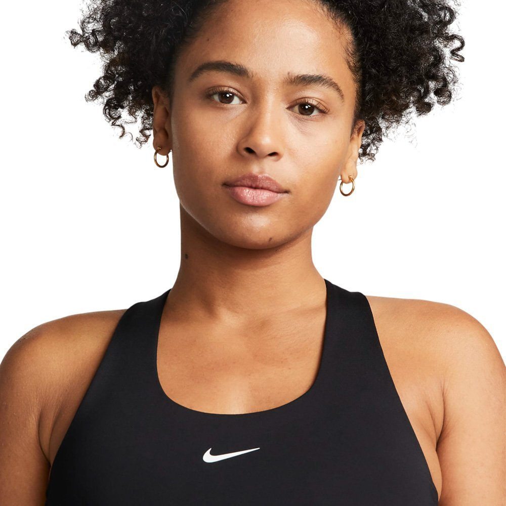 Баскетбольная женская футболка Nike Swoosh T-shirt Black