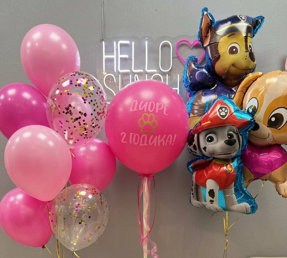 Набор шаров Щенячий патруль
