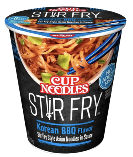Лапша Cup Noodles Stir Fry со вкусом корейского барбекю